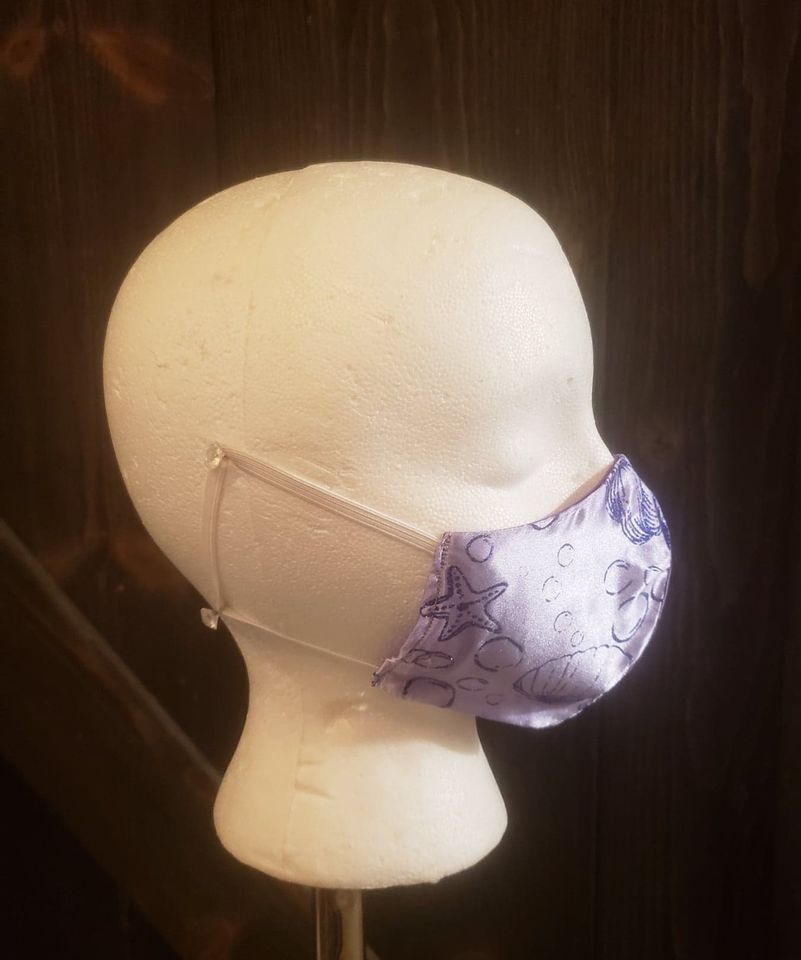 Little Mermaid Inspired Glitter Face Mask