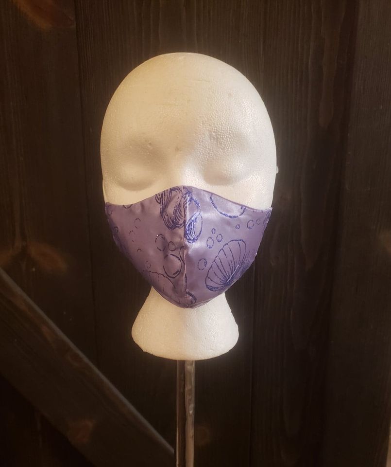 Little Mermaid Inspired Glitter Face Mask