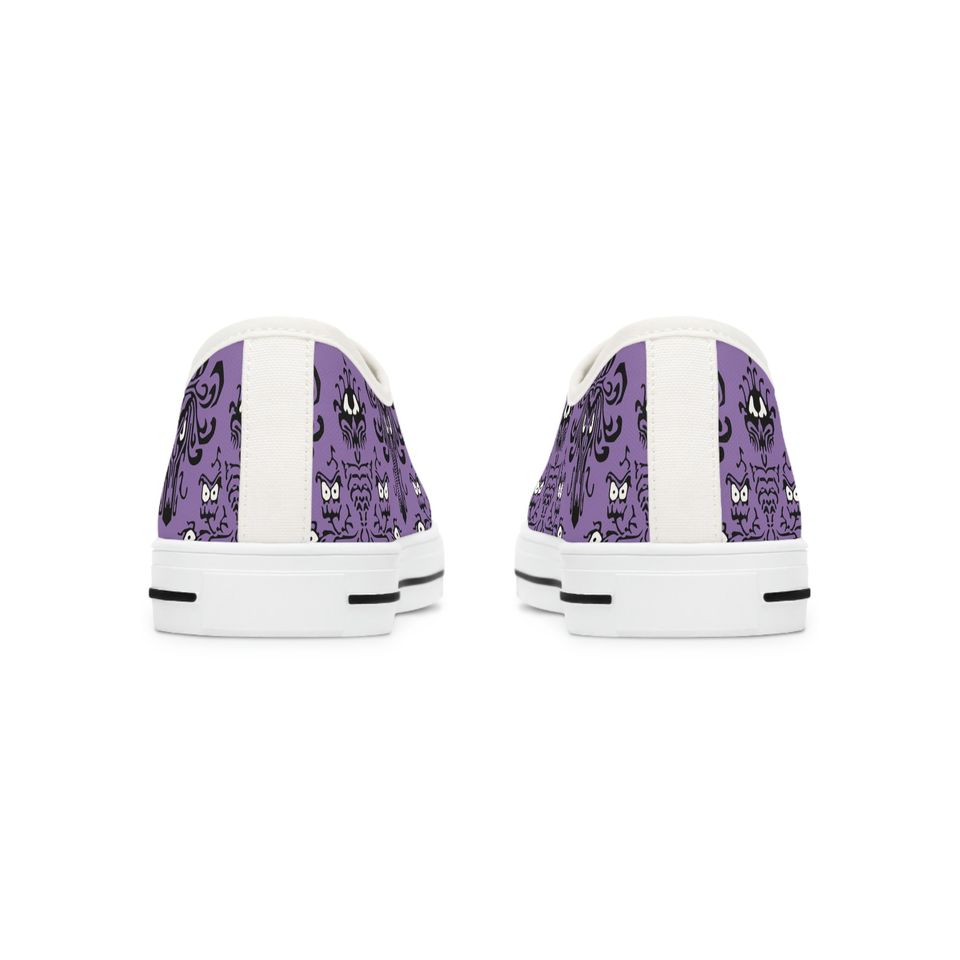 Disney Haunted Mansion Inspired Women's Low Top Sneakers