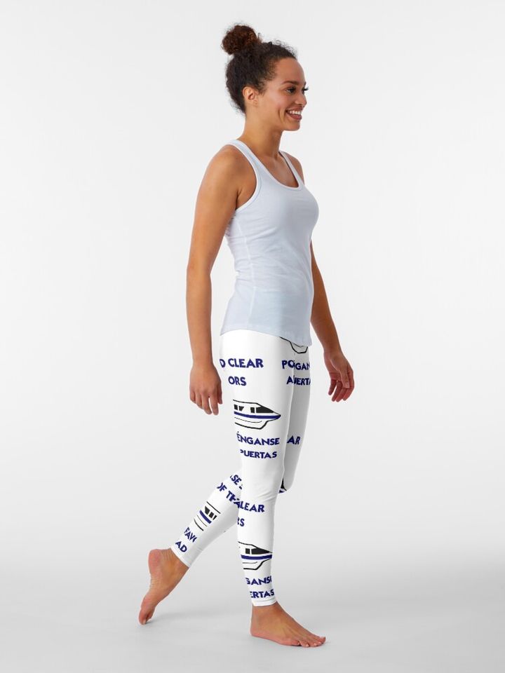 Blue Monorail Leggings