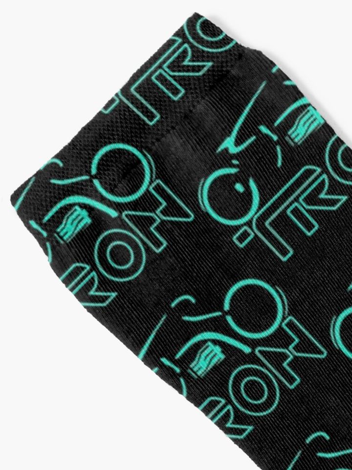 Tron Light Cycle Socks