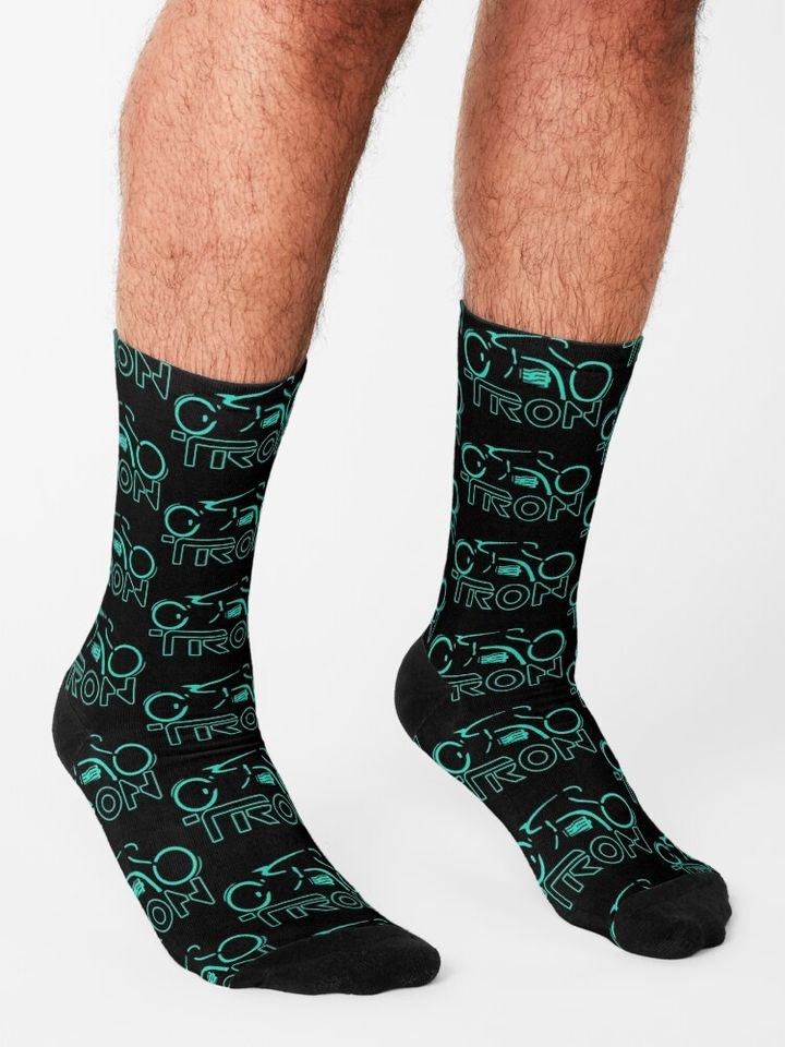 Tron Light Cycle Socks