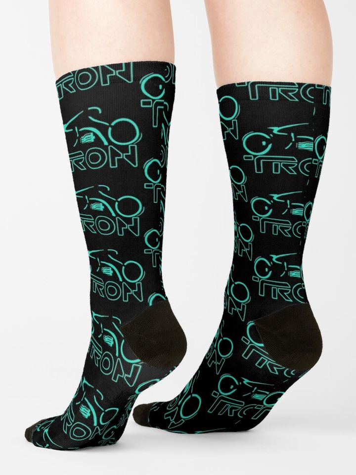 Tron Light Cycle Socks