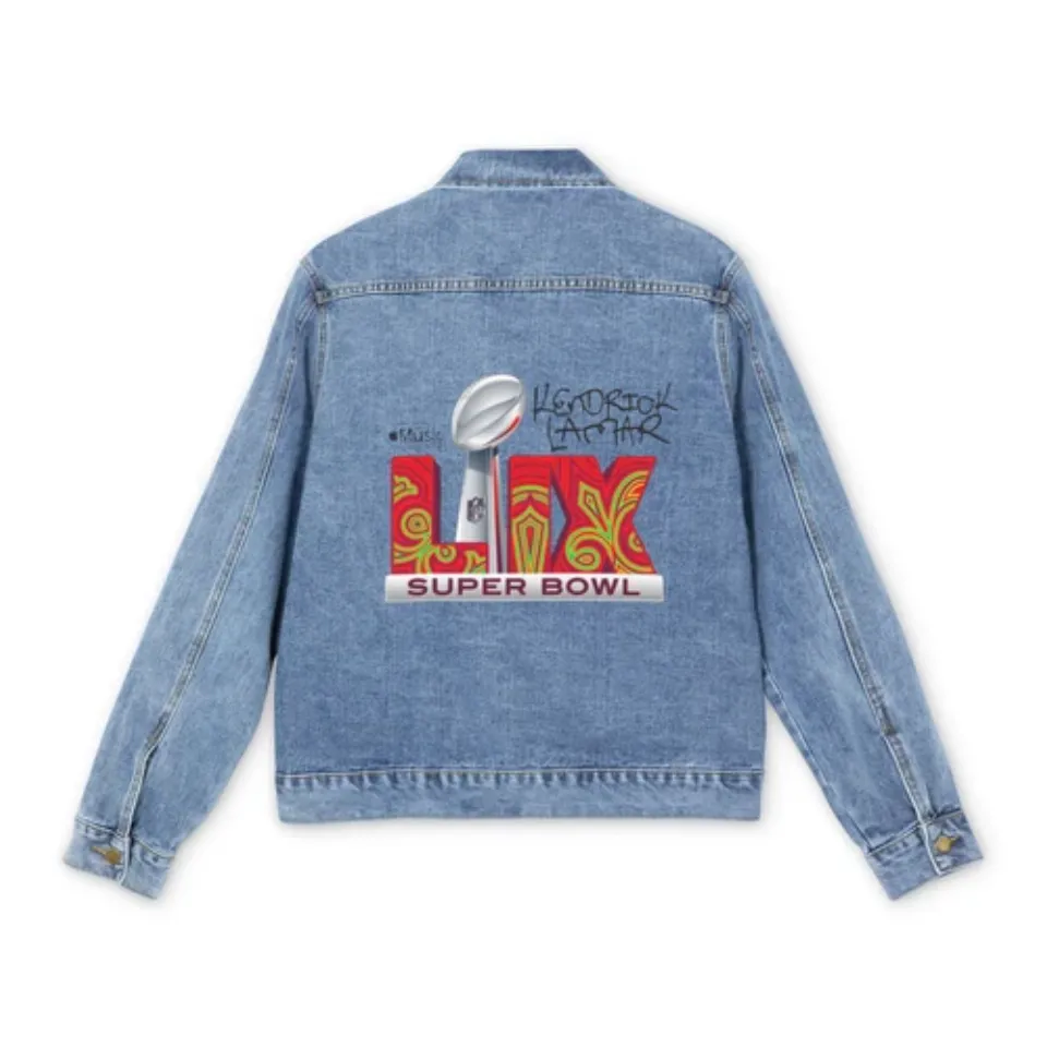 Kendrick Lamar 2025 Super Bowl LIX Men's Denim Jacket
