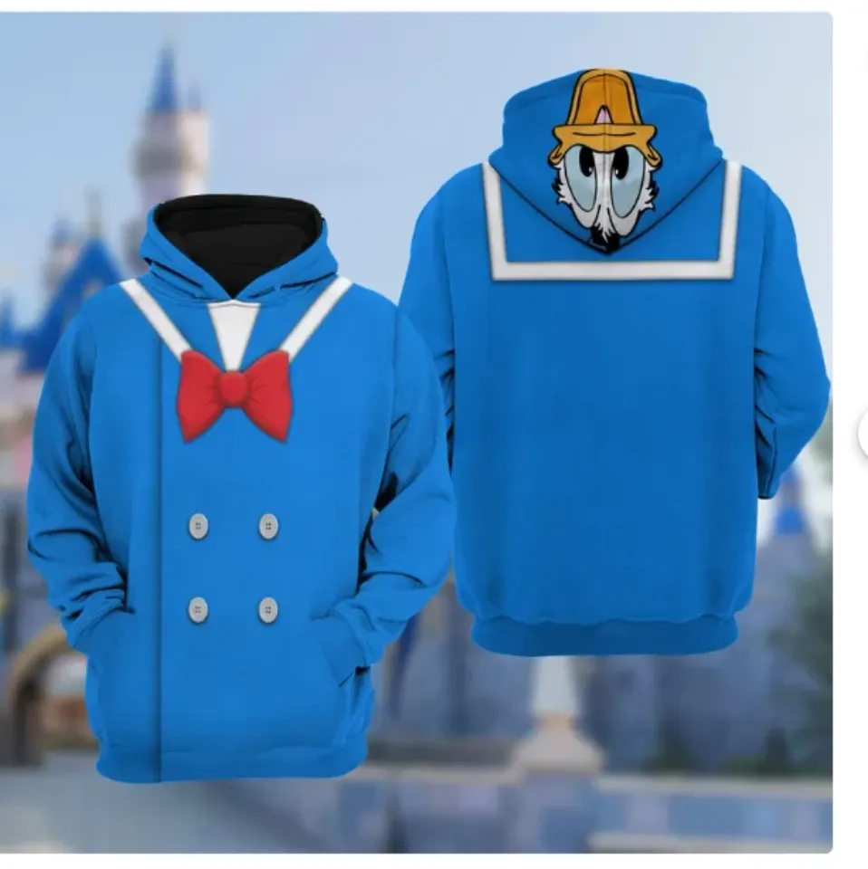 Donald Duck Costume 3D HOODIE