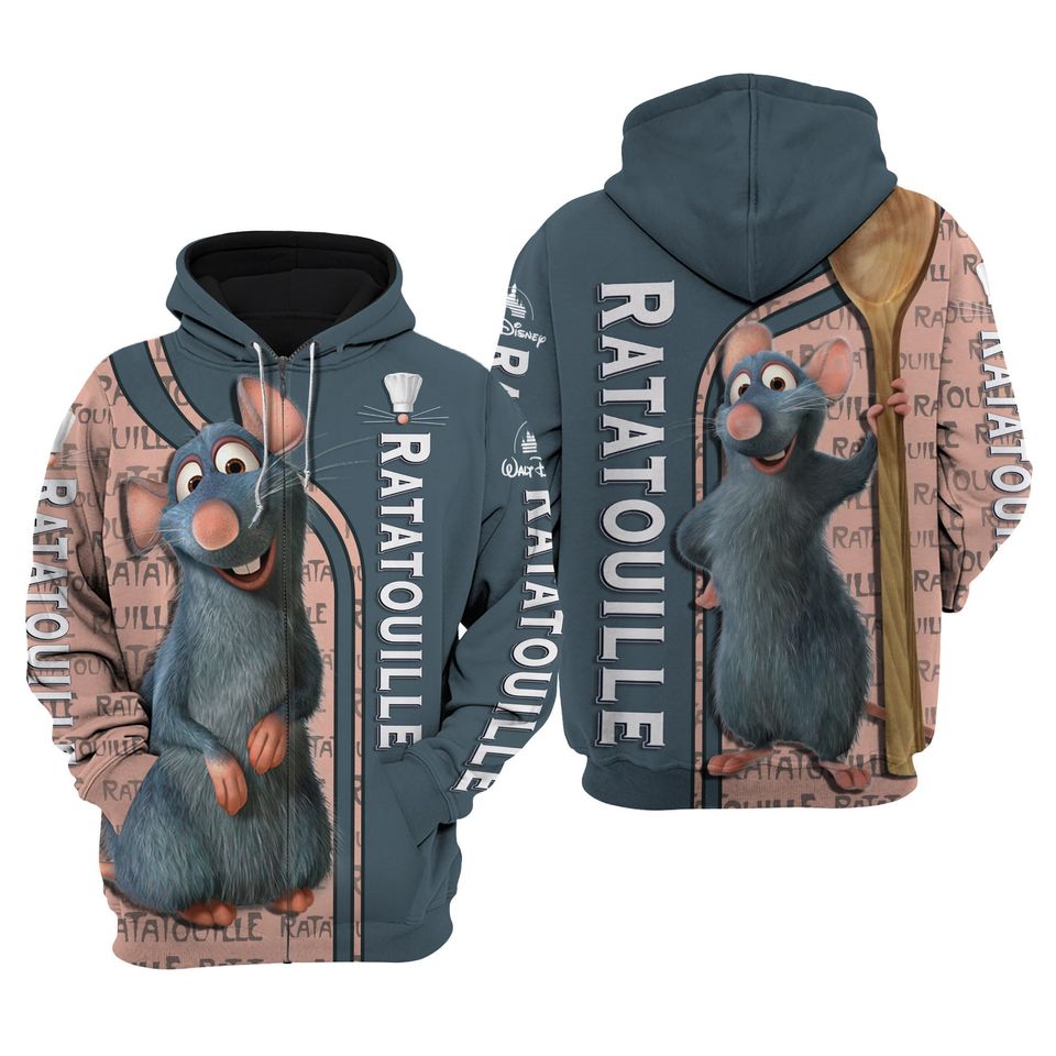 Remy Mouse Ratatouille | Disney 3D Hoodie