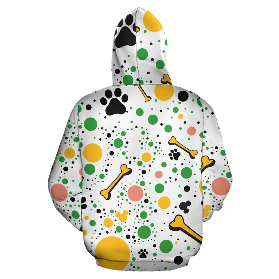 Pluto Dog Polkadot Pattern | Disney 3D Hoodie