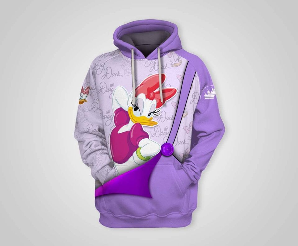 Purple Daisy Duck | Disney 3D Hoodie