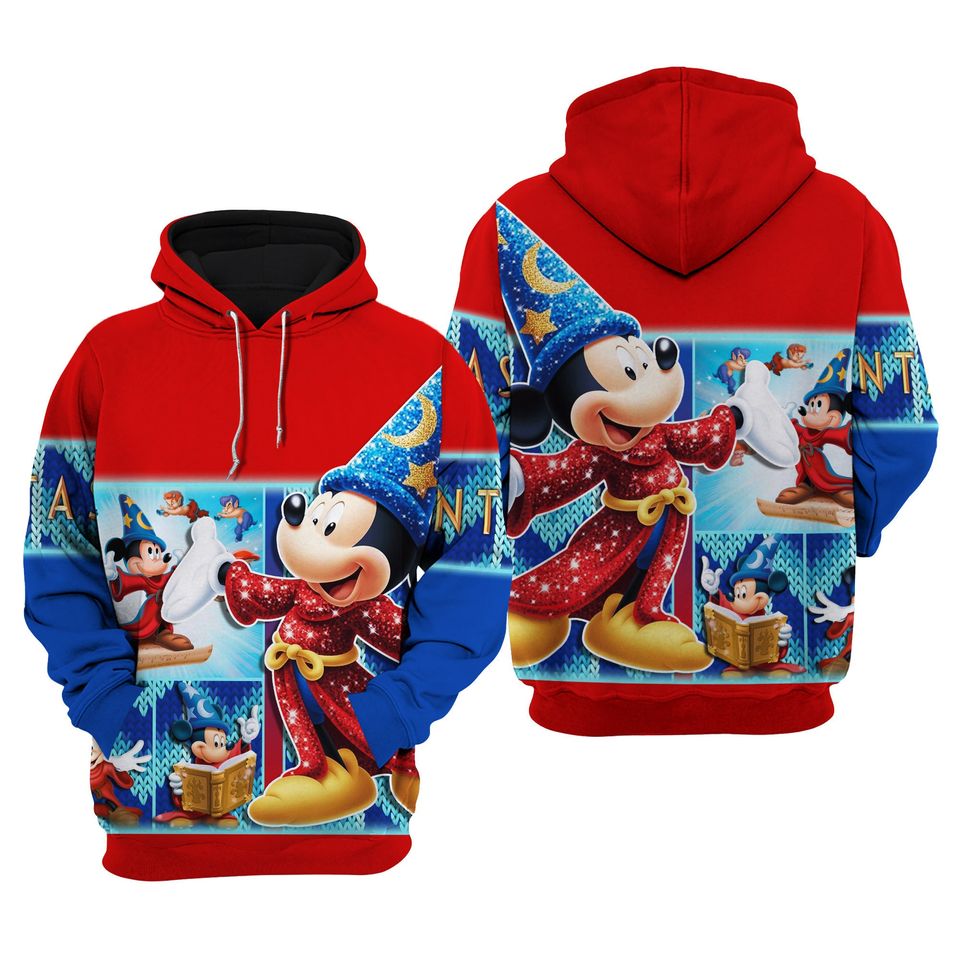 Disney Fantasia Mickey Mouse | Disney 3D Hoodie