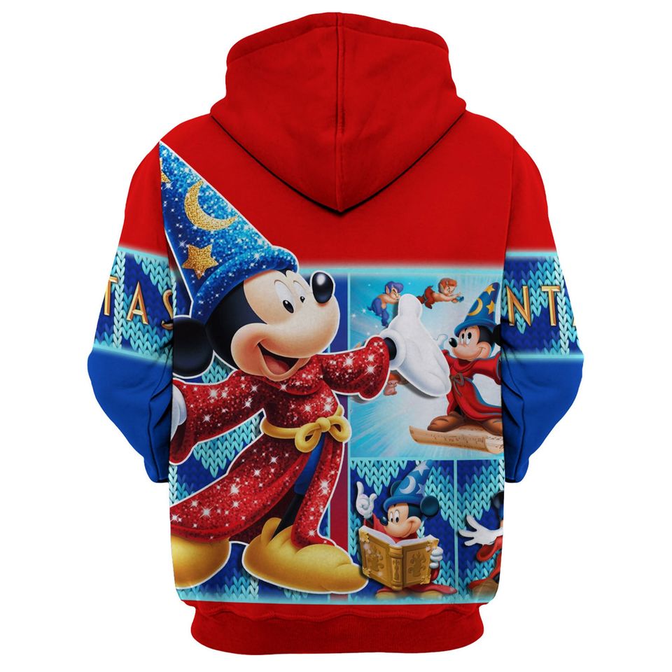 Disney Fantasia Mickey Mouse | Disney 3D Hoodie