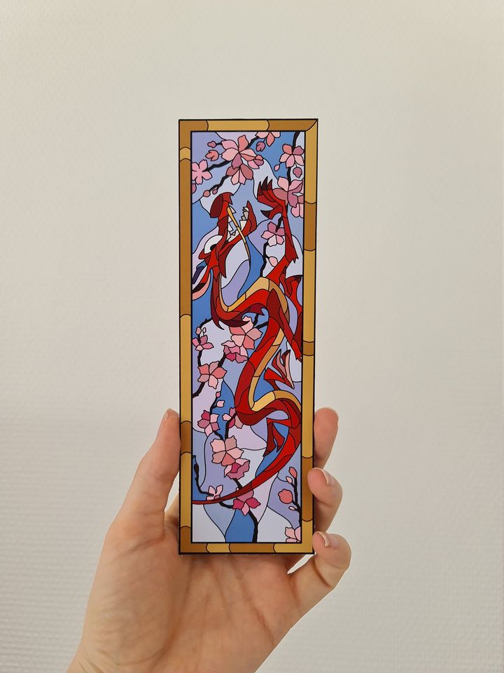 Mushu Bookmark, Disney Companion, Mulan, Eddie Murphy