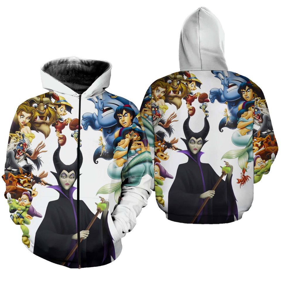 Maleficent Disney Halloween 3D Hoodie