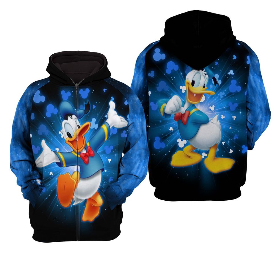 Donald Bling Disney 3D Hoodie