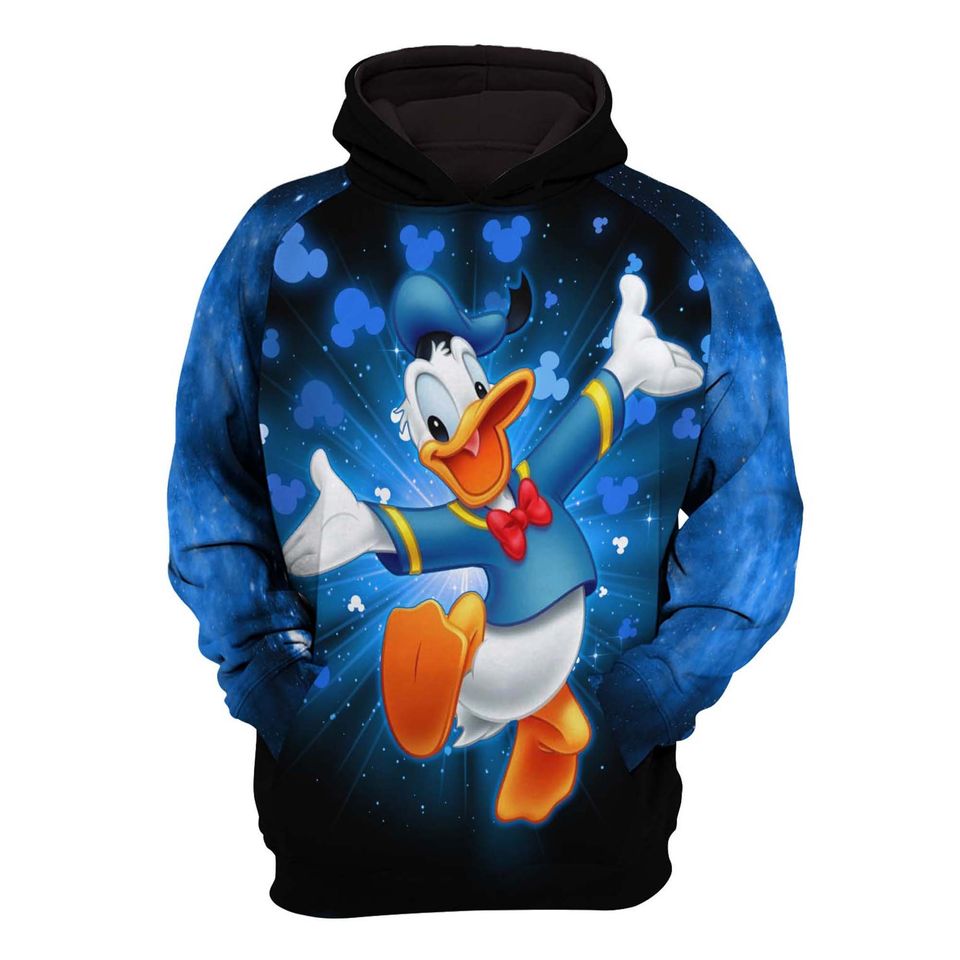Donald Bling Disney 3D Hoodie