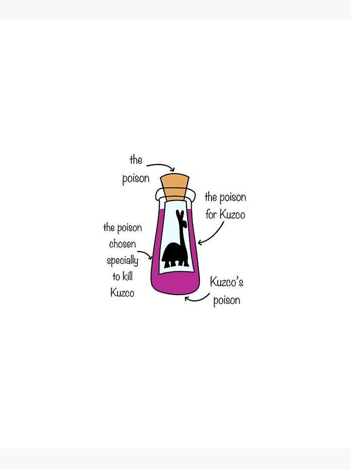 Kuzco’s poison with quote Apron