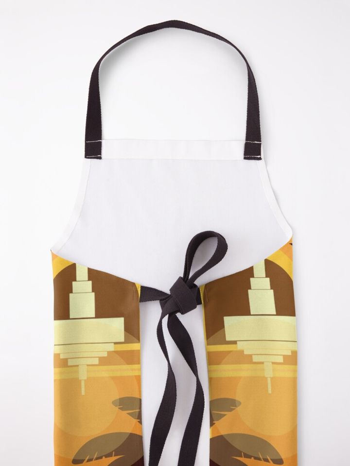 Princess and the Frog and Hazbin Hotel Crossover Apron