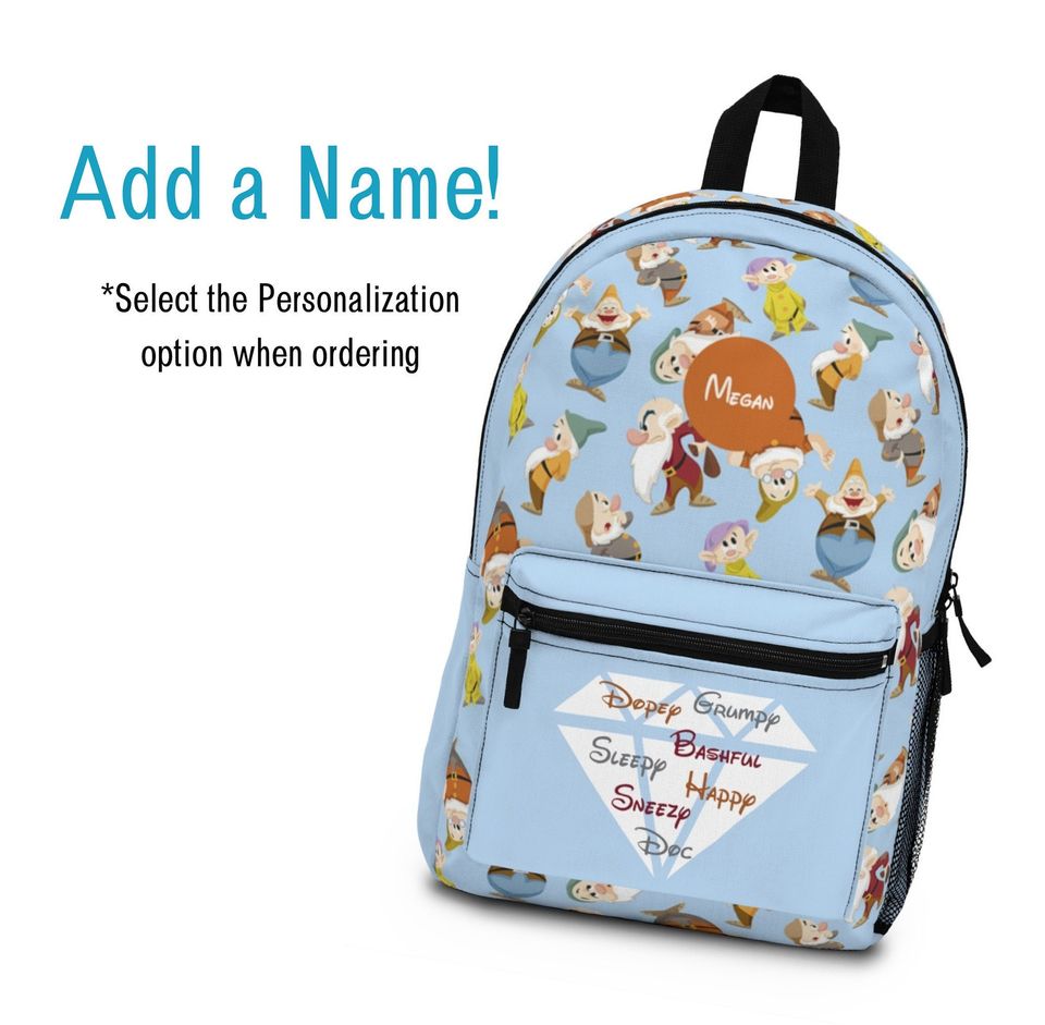 Disney Seven Dwarfs Backpack, Disney Backpack