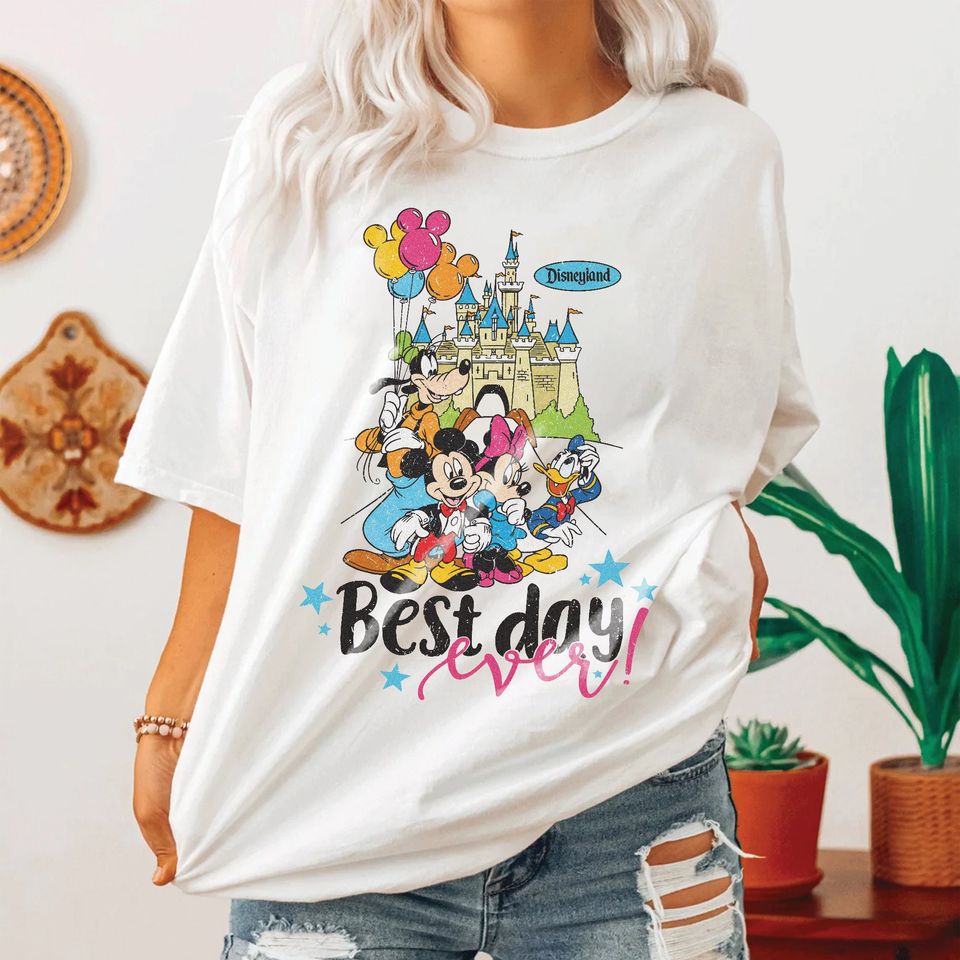 Vintage Best Day Ever T-shirt, Retro Disneyland