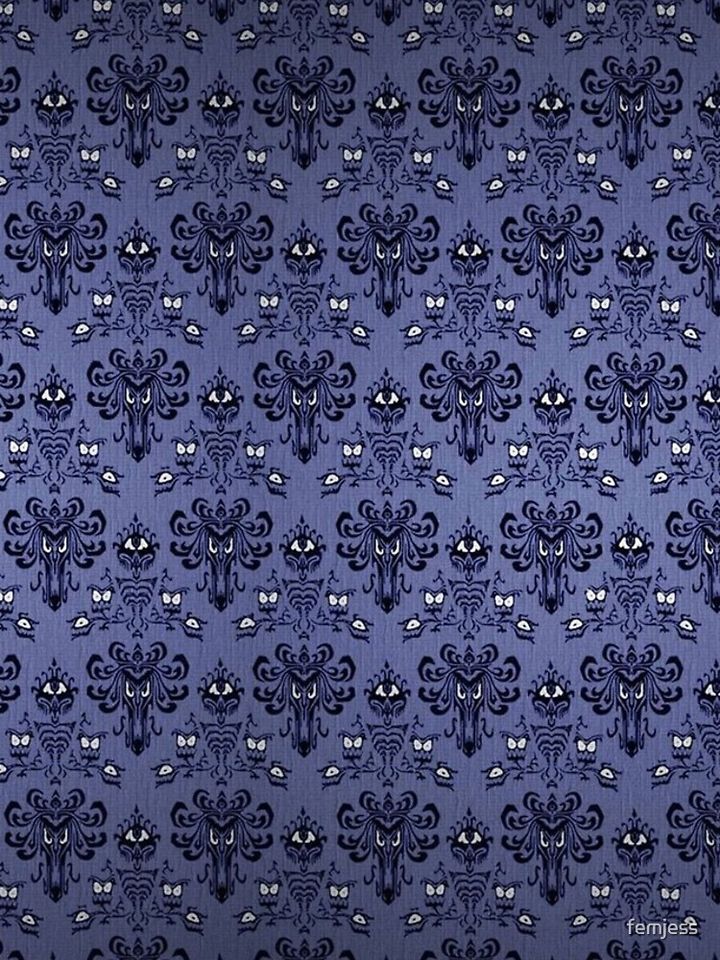 Haunted Mansion Damask iPhone Case