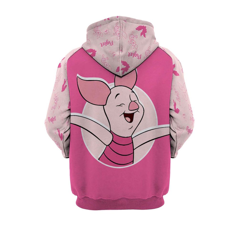 Piglet My Emotions  Disney 3D Hoodie