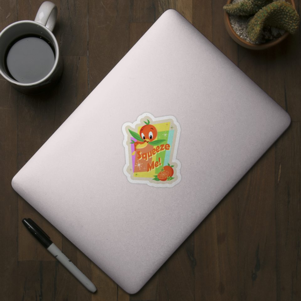 Orange Bird - Squeeze me - Disney - Sticker