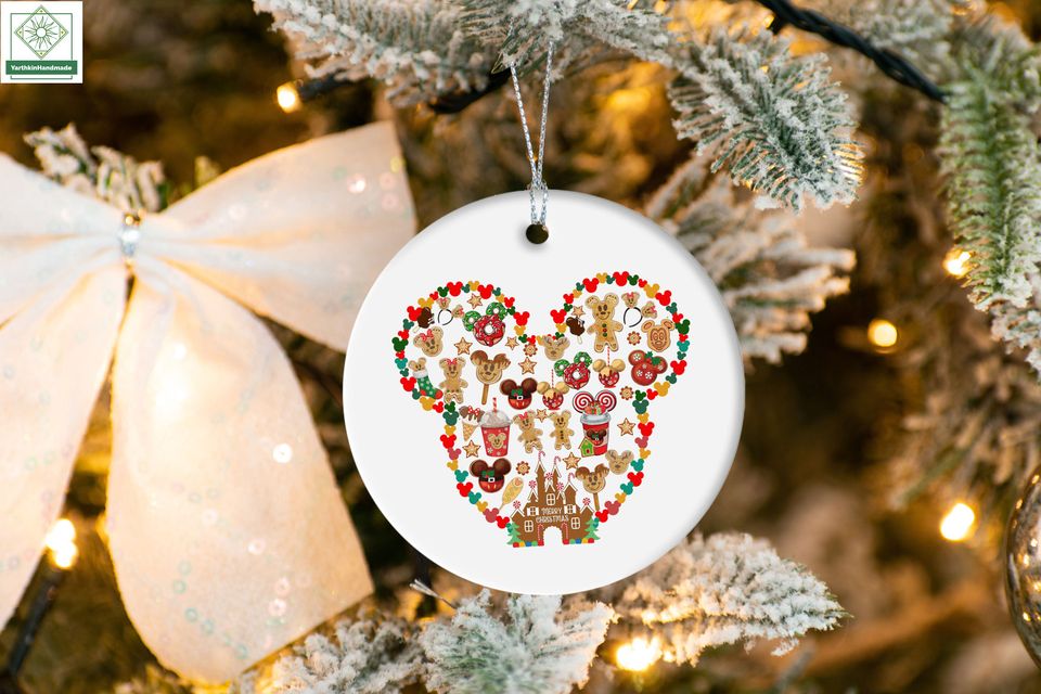Mickey Shaped Snacks Ornament, Christmas Disney Ornament
