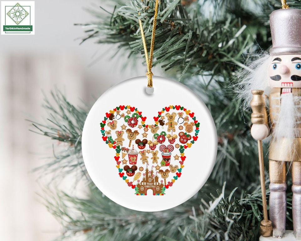 Mickey Shaped Snacks Ornament, Christmas Disney Ornament