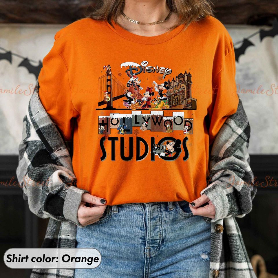 Vintage Disney Christmas Hollywood Studios Sweatshirt