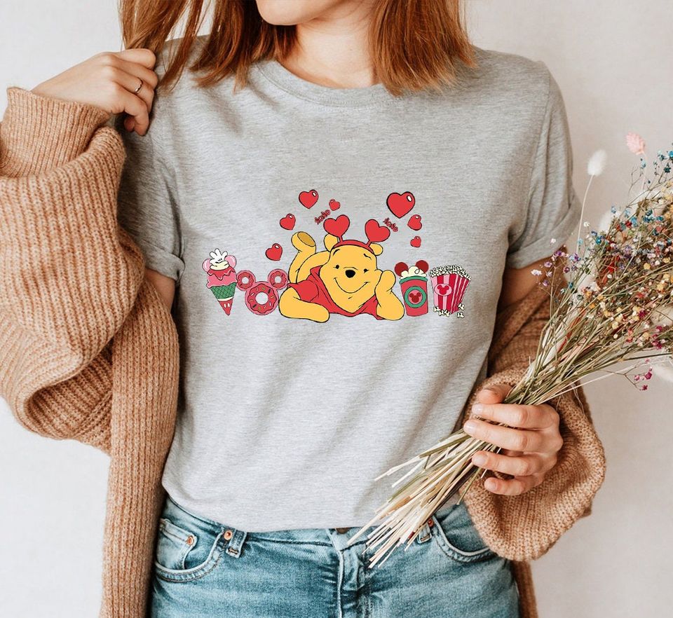 Disney Valentine's Day Winnie the Pooh Snack Sweatshirt