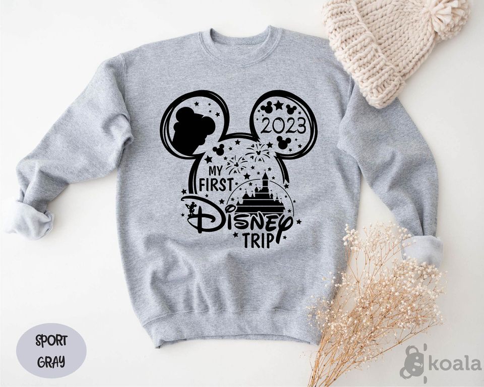 My First Disney Trip Sweatshirt, Disney Trip 2023 Sweatshirt