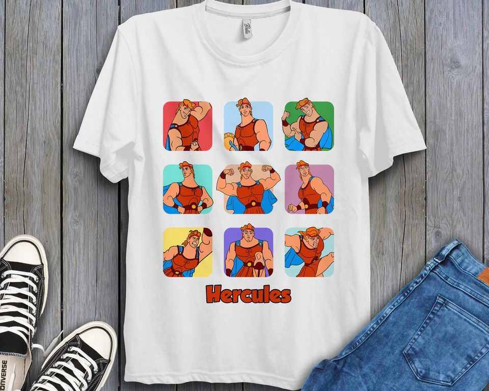 Disney Hercules Moods Characters T-Shirt