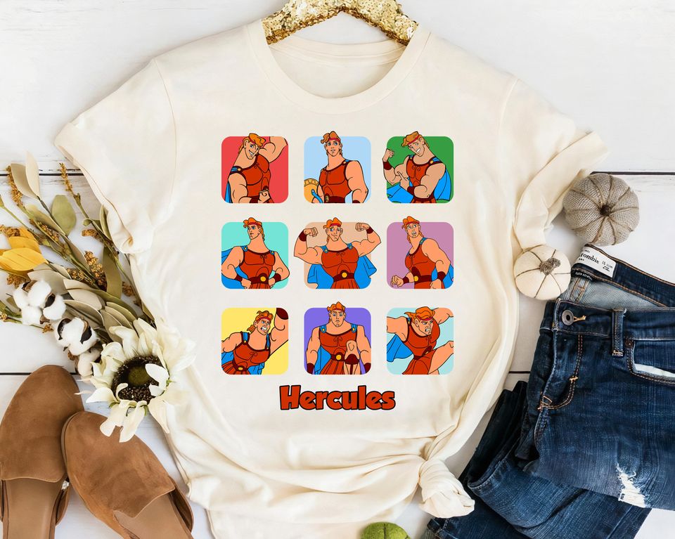 Disney Hercules Moods Characters T-Shirt