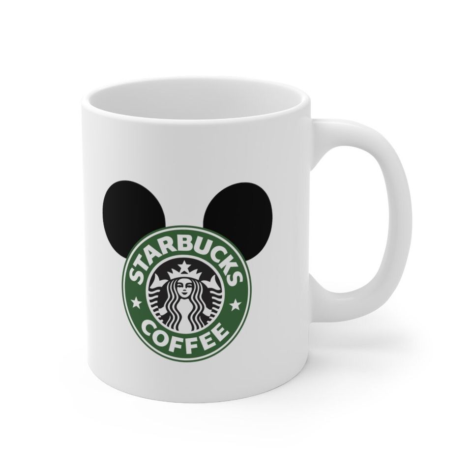 Mickey Starbuck*s Mug, Disney Coffee Mug, Mickey Coffee Mug