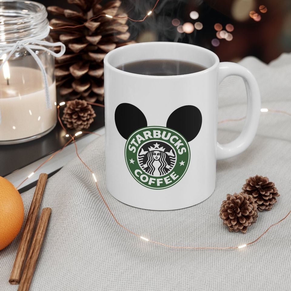 Mickey Starbuck*s Mug, Disney Coffee Mug, Mickey Coffee Mug