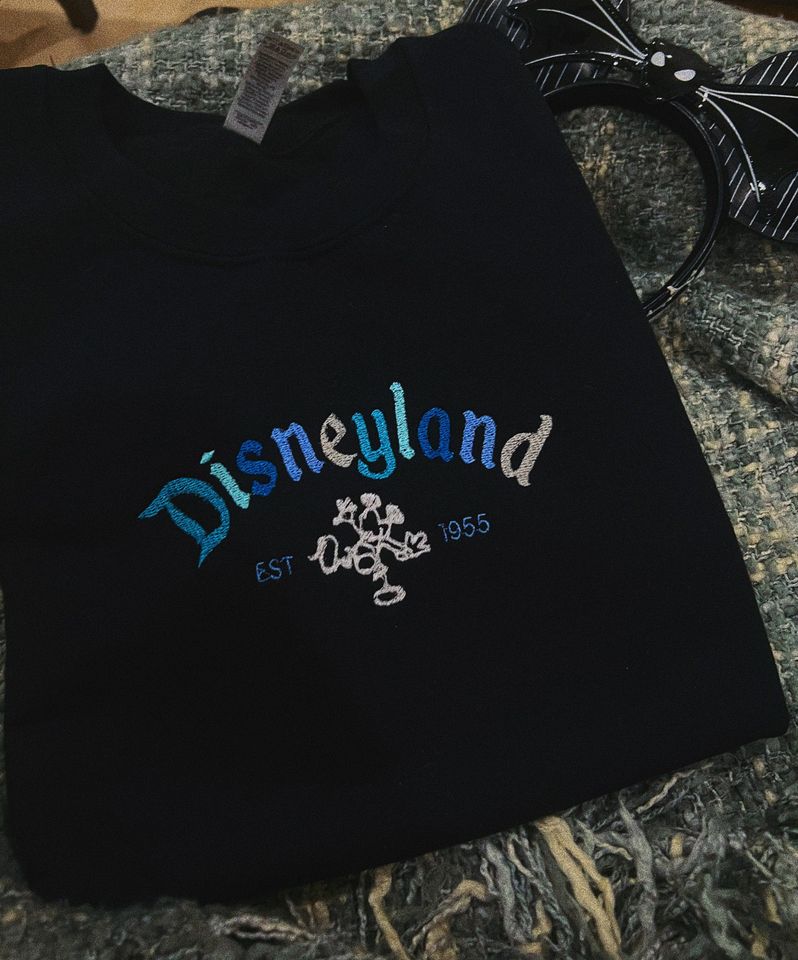 Disneyland Inspired Embroidered Sweatshirt