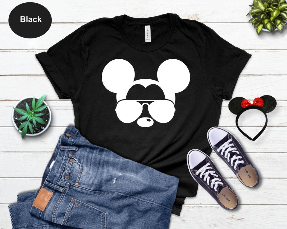 Disney Mouse Shirt, Minnie Mickey Leopard Shirts