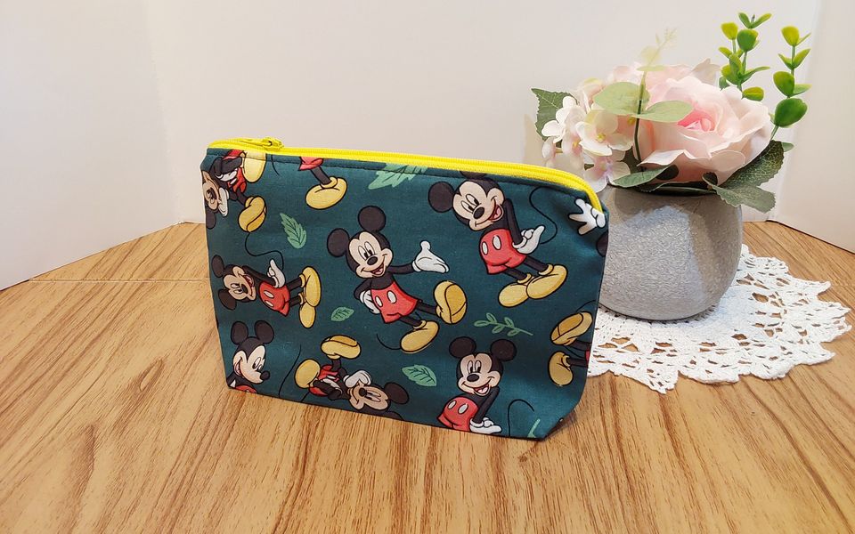 Disney Mickey Makeup bag, cosmetic bag, reusable bag