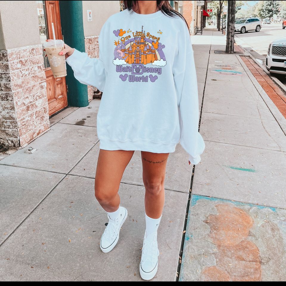 One Little Spark Sweatshirt, Figment Dragon Shirt, Disney Epcot Figment Sweatshirt