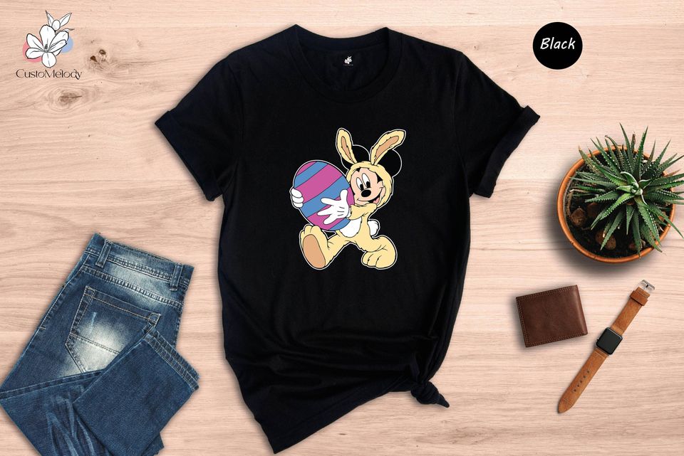 Mickey Easter Shirt, Mickey Mouse Shirt, Disney Easter Shirt, Egg Hunting Shirt
