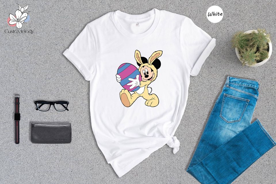 Mickey Easter Shirt, Mickey Mouse Shirt, Disney Easter Shirt, Egg Hunting Shirt