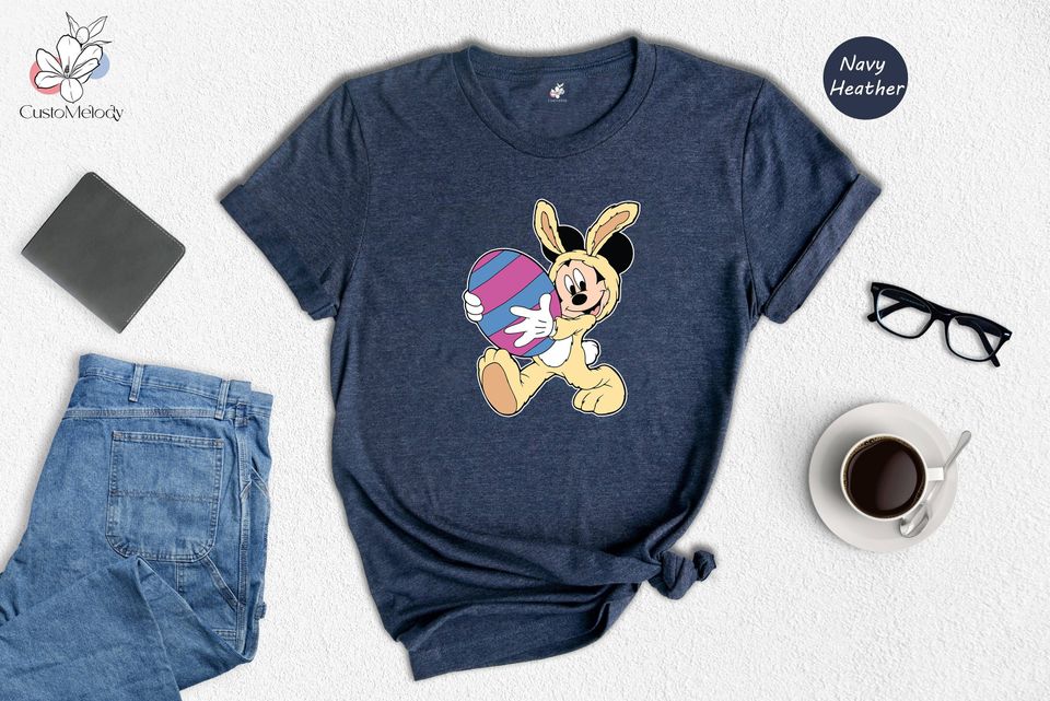 Mickey Easter Shirt, Mickey Mouse Shirt, Disney Easter Shirt, Egg Hunting Shirt
