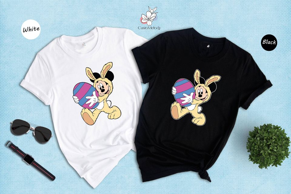 Mickey Easter Shirt, Mickey Mouse Shirt, Disney Easter Shirt, Egg Hunting Shirt
