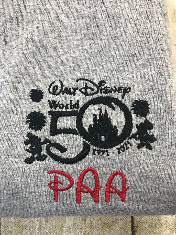 Disney 50Th Anniversary Monogram Sweatshirt