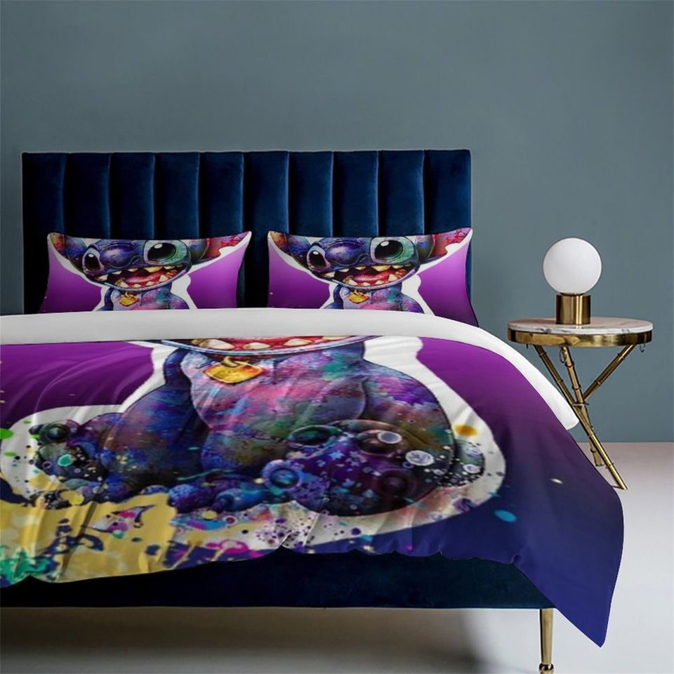 Disney Stitch Duvet Cover Pillow Cover Bedding Set