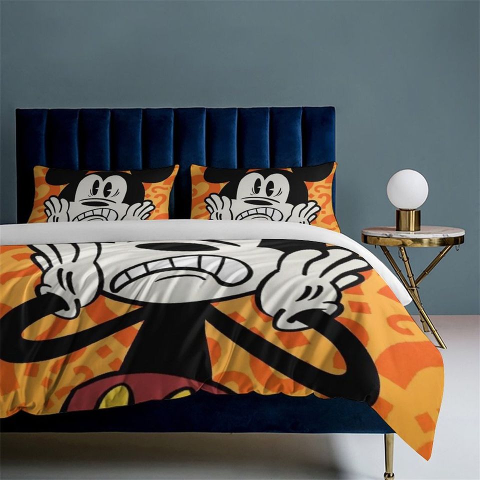 Disney Mickey Mouse Duvet Cover Pillow Cover Bedding Set