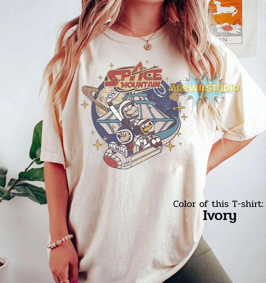 Disney Space Astronauts Shirt, 90's Space Mountain Shirt