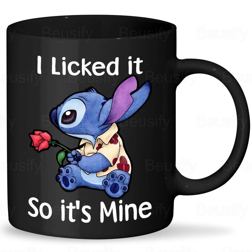 Stitch Mugs, Stitch Coffee Mugs, Stitch Disney Cup, Ceramic Mug