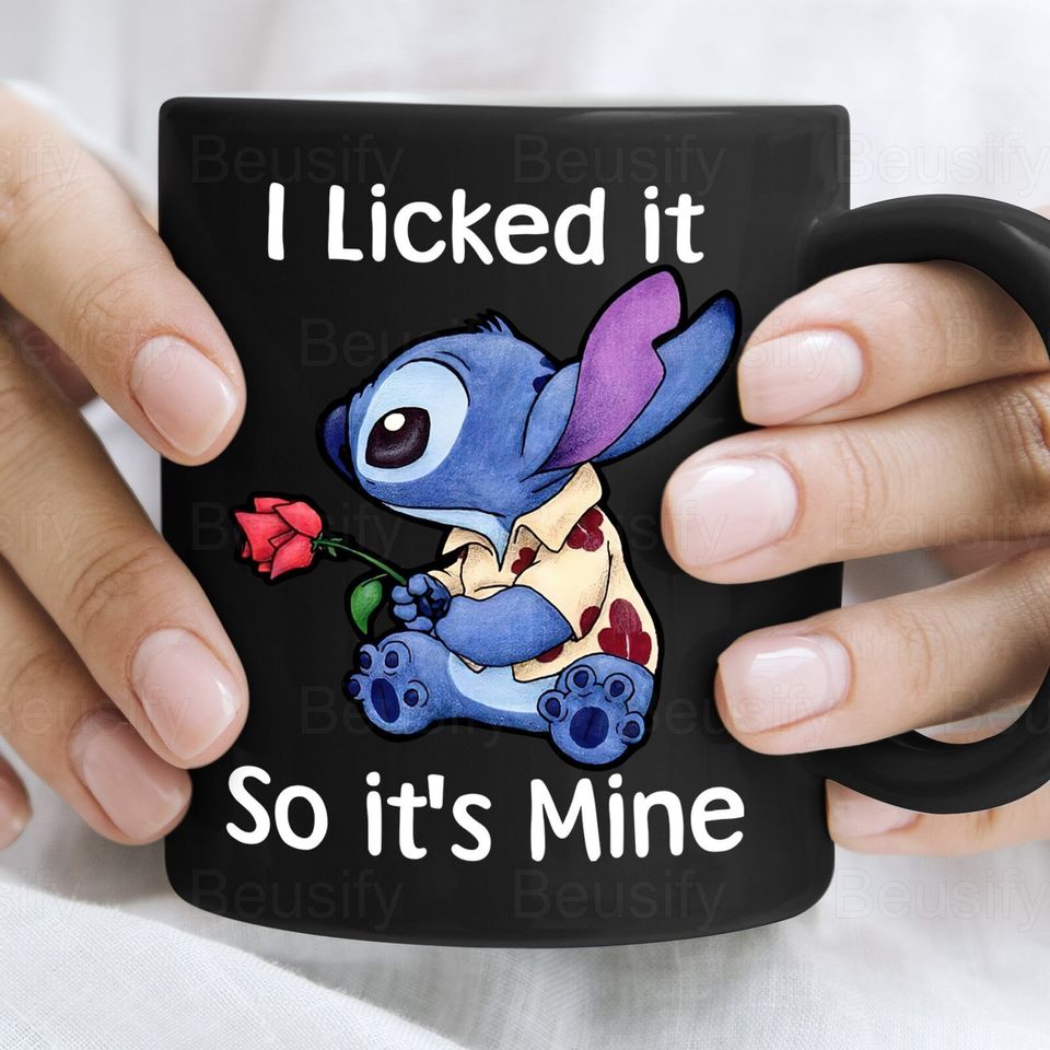 Stitch Mugs, Stitch Coffee Mugs, Stitch Disney Cup, Ceramic Mug