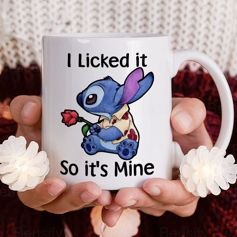 Stitch Mugs, Stitch Coffee Mugs, Stitch Disney Cup, Ceramic Mug