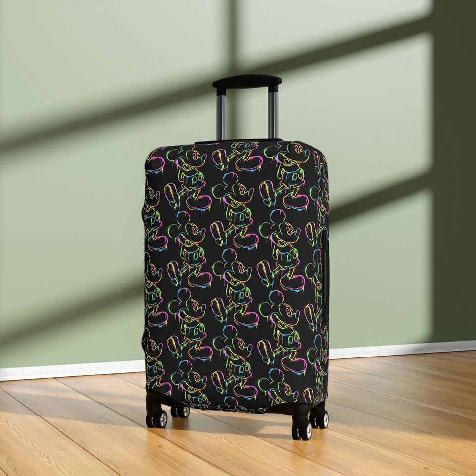 Disney Green Mickey Mouse Luggage Cover